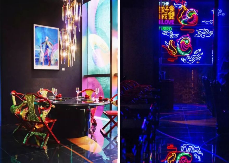 新国潮餐饮设计风靡上海,传统元素演绎现代美学-356