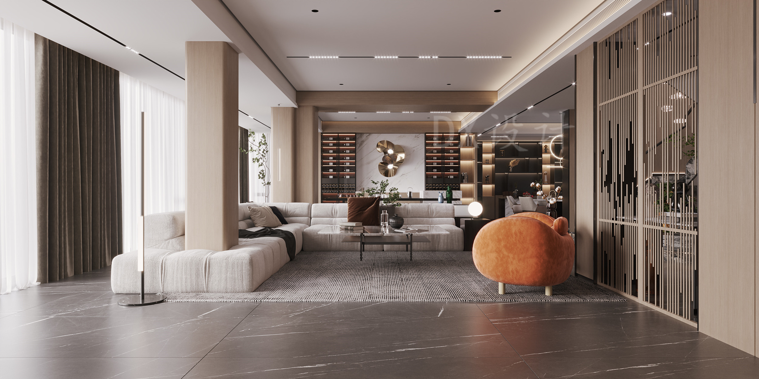 现代轻奢风室内设计-3