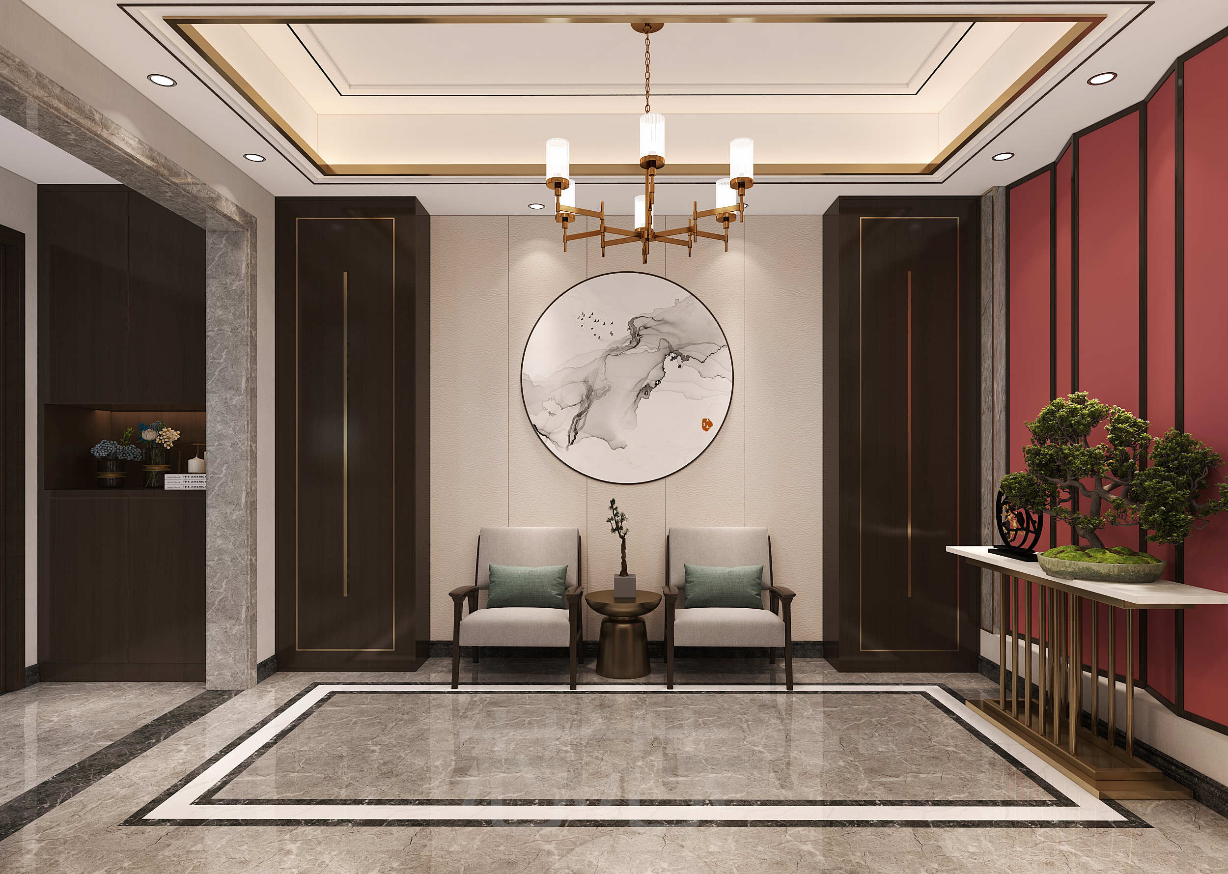 雅致新中式，富丽堂皇的室内设计-6