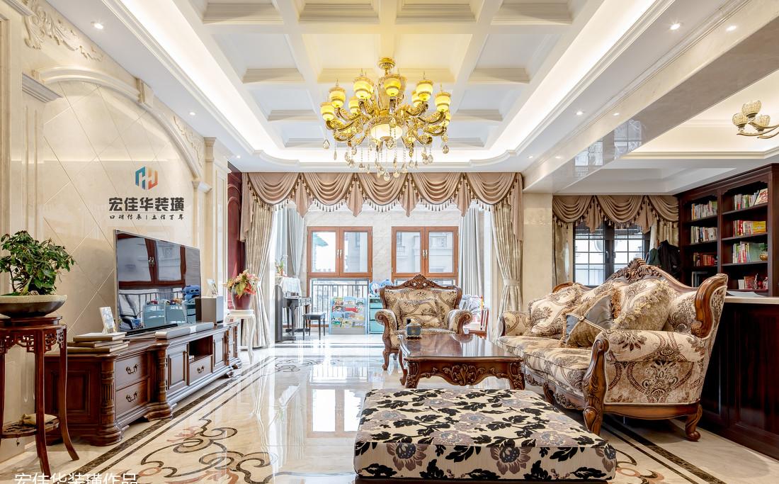 宏佳华装璜欧美混搭别墅-0