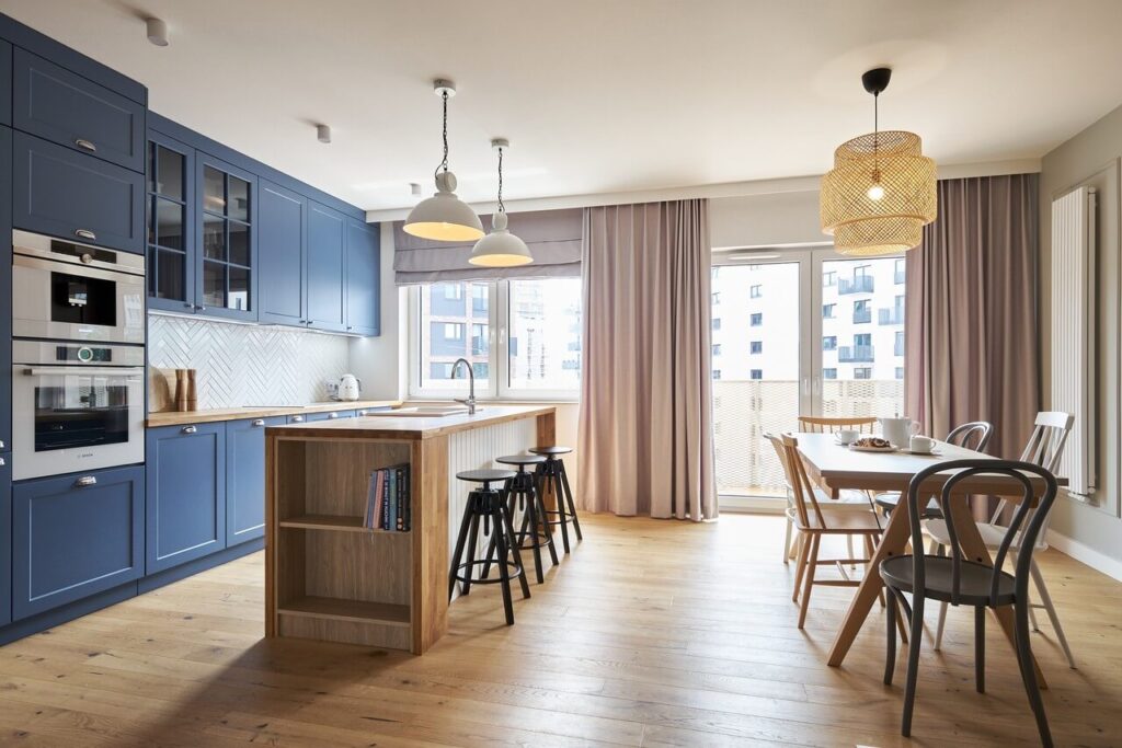 米色与蓝色调的86平公寓设计丨波兰弗罗茨瓦夫丨Projekty Wnętrz Kozak-18