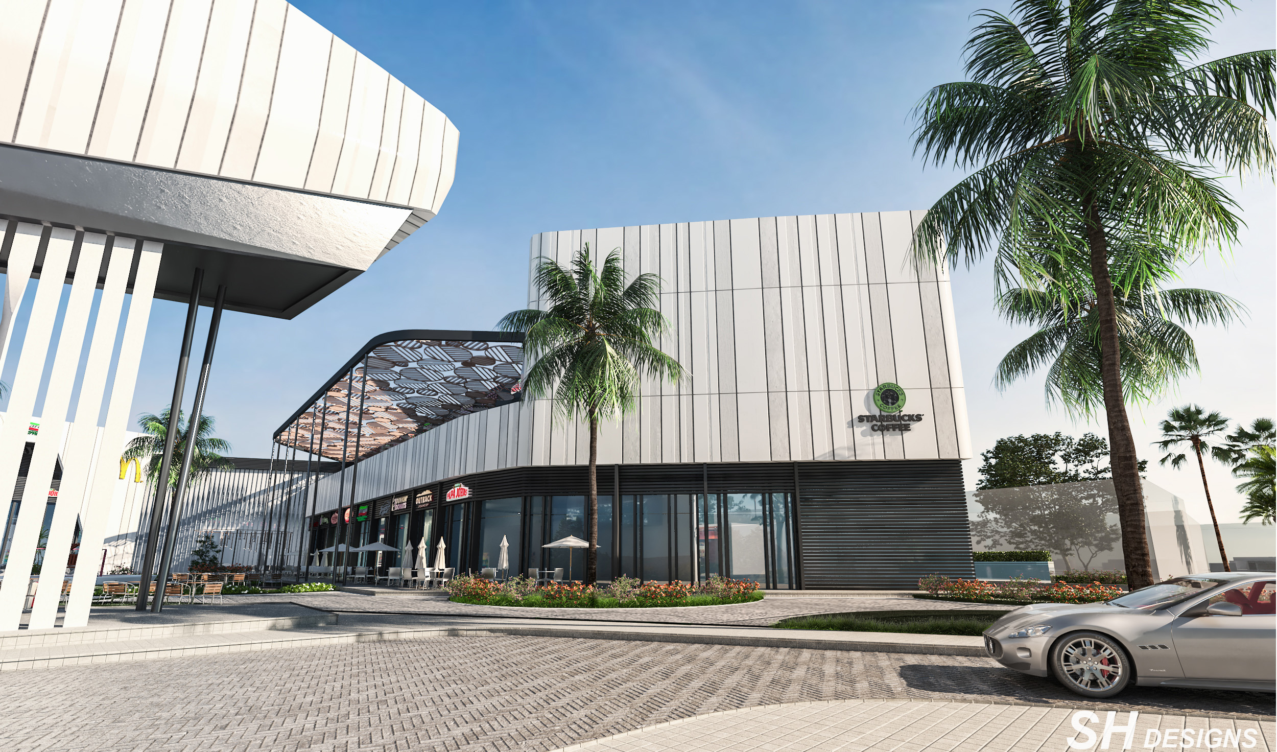 林荫大道美食广场丨沙特阿拉伯吉达丨Shymaa Ibrahim-5