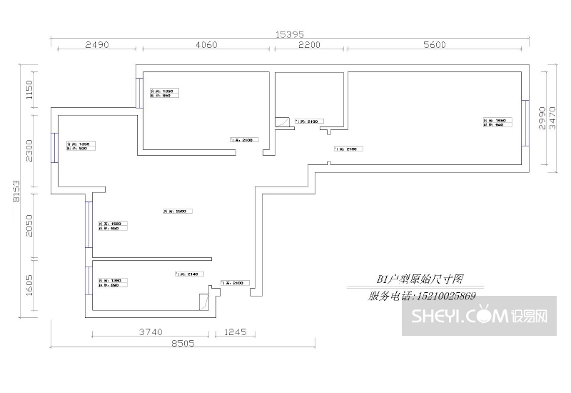 双合家园现代中式手枪户型设计-6
