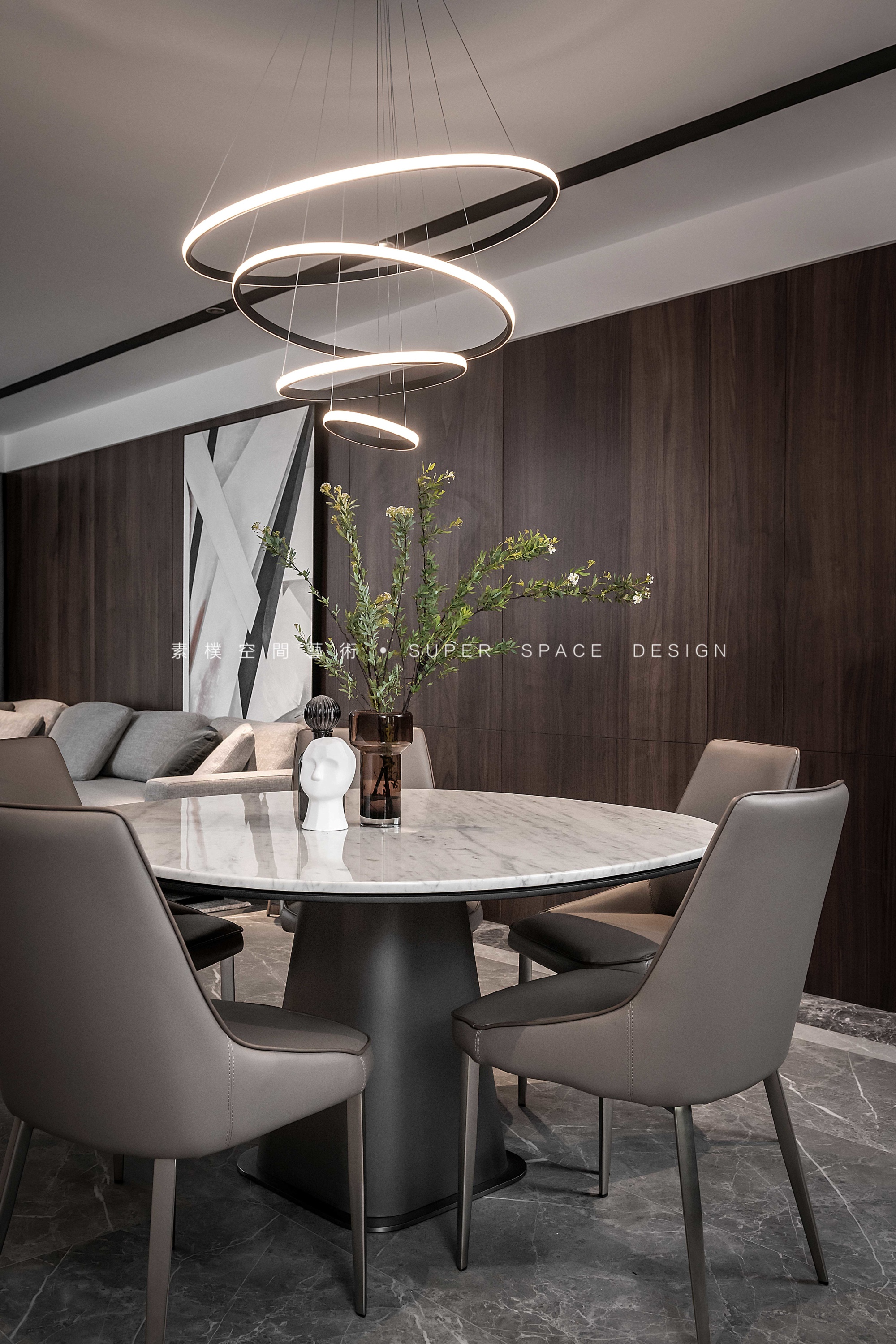 现代风格 120 平舒适三居丨中国重庆丨素朴设计-43