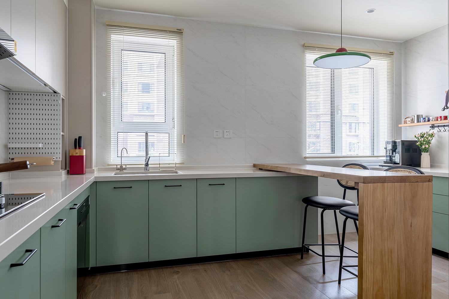 北京金隅学府89㎡复古原木风住宅设计丨中国北京丨久栖设计-29