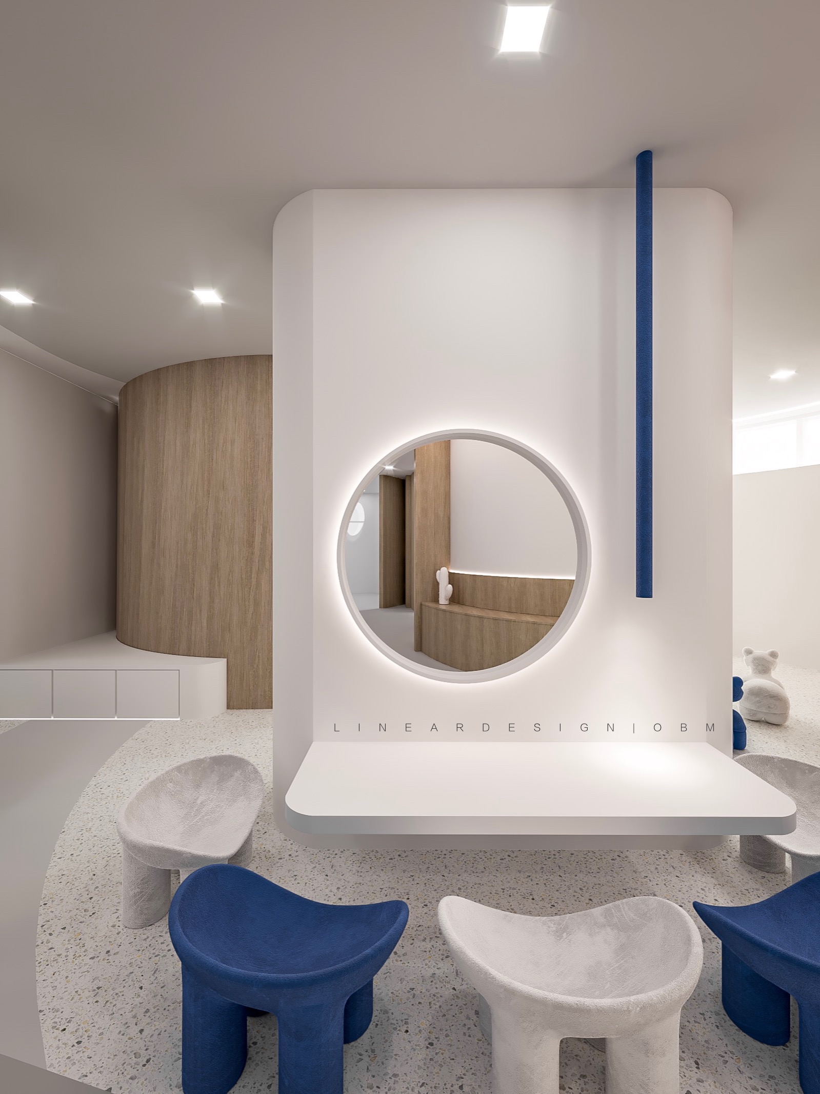 OBM 亲子培训中心，艺术属性的交互空间设计-2