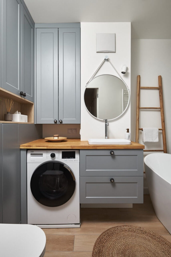 米色与蓝色调的86平公寓设计丨波兰弗罗茨瓦夫丨Projekty Wnętrz Kozak-34