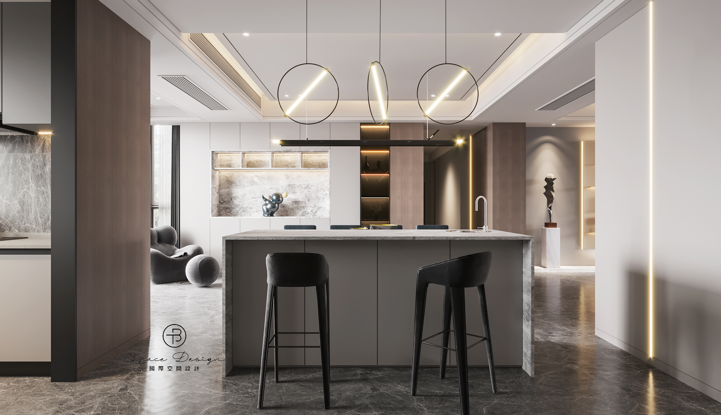 南通舒适现代宅丨中国南通丨T·B 国际空间设计-16