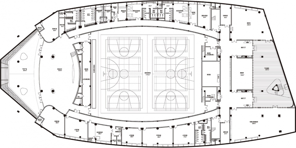 活力游鱼 | 上海科技大学体育馆设计解析-86