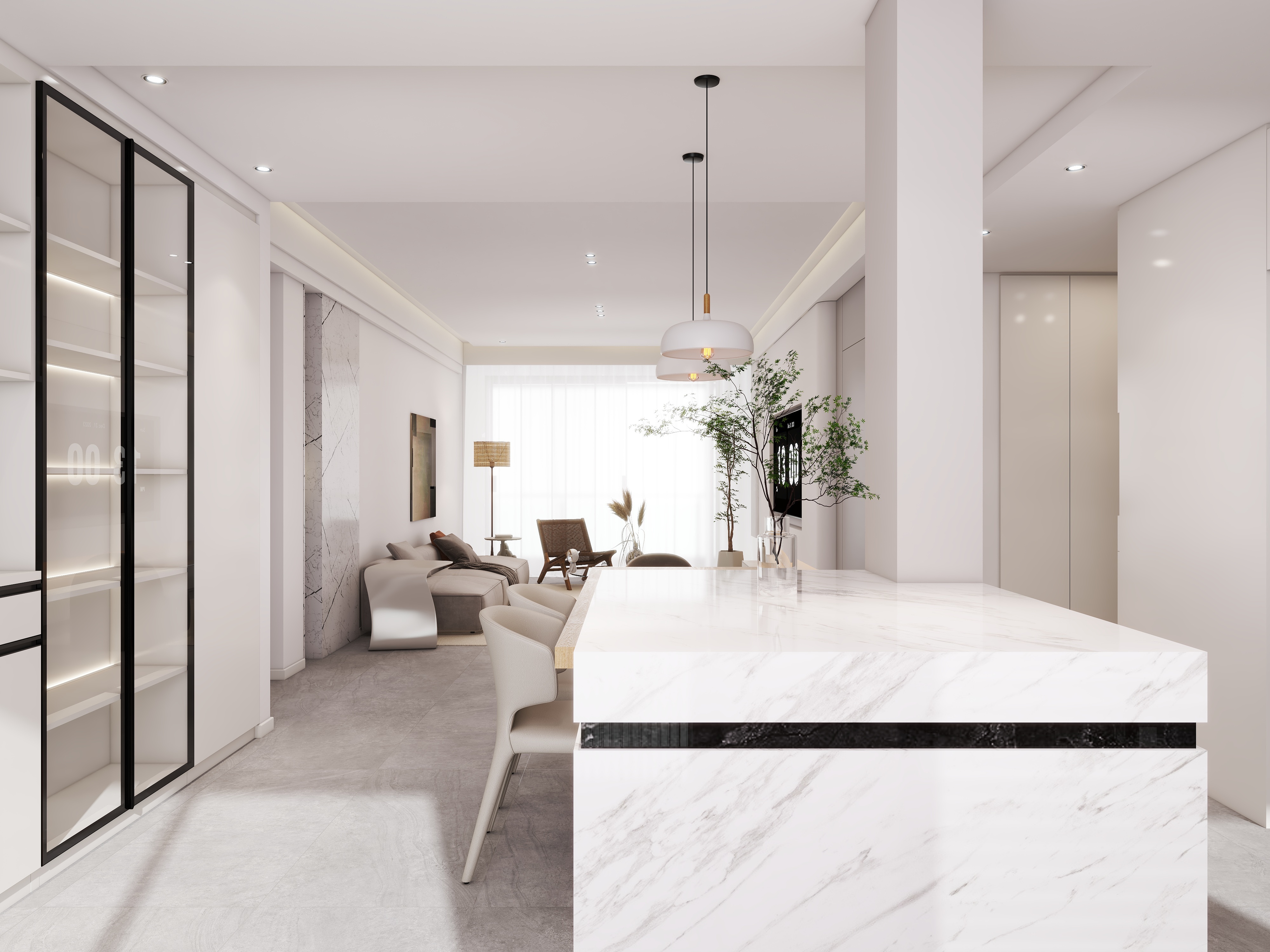 现代开放式平层丨中国重庆丨胡小波-11