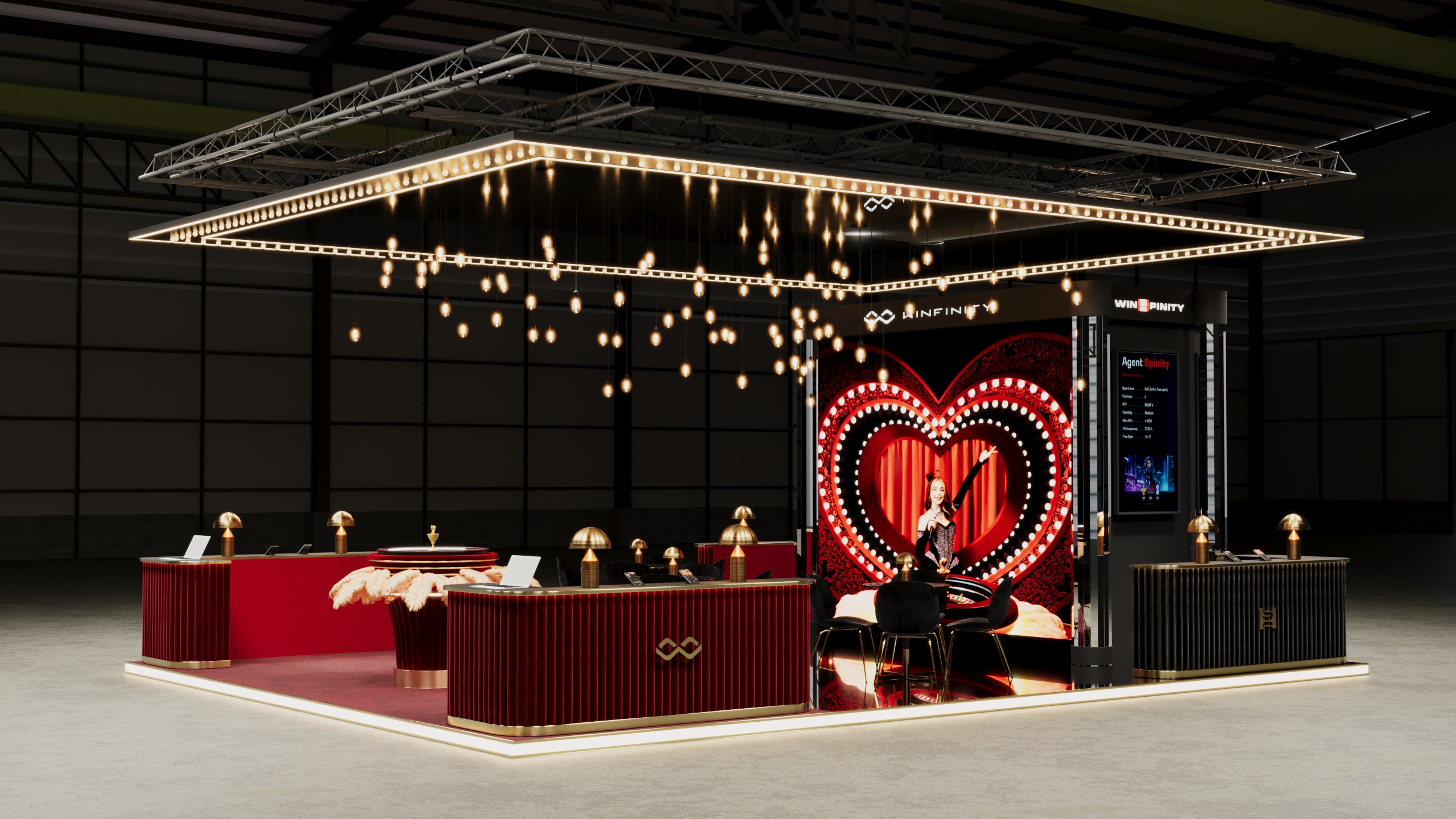 LIVE CASINO TRADE SHOW STAND / ICE LONDON 2024-1