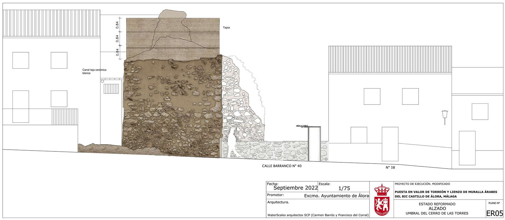 Cerro de las Torres 山阿拉伯塔和城墙的干预项目丨西班牙马拉加丨WaterScales arquitectos-106