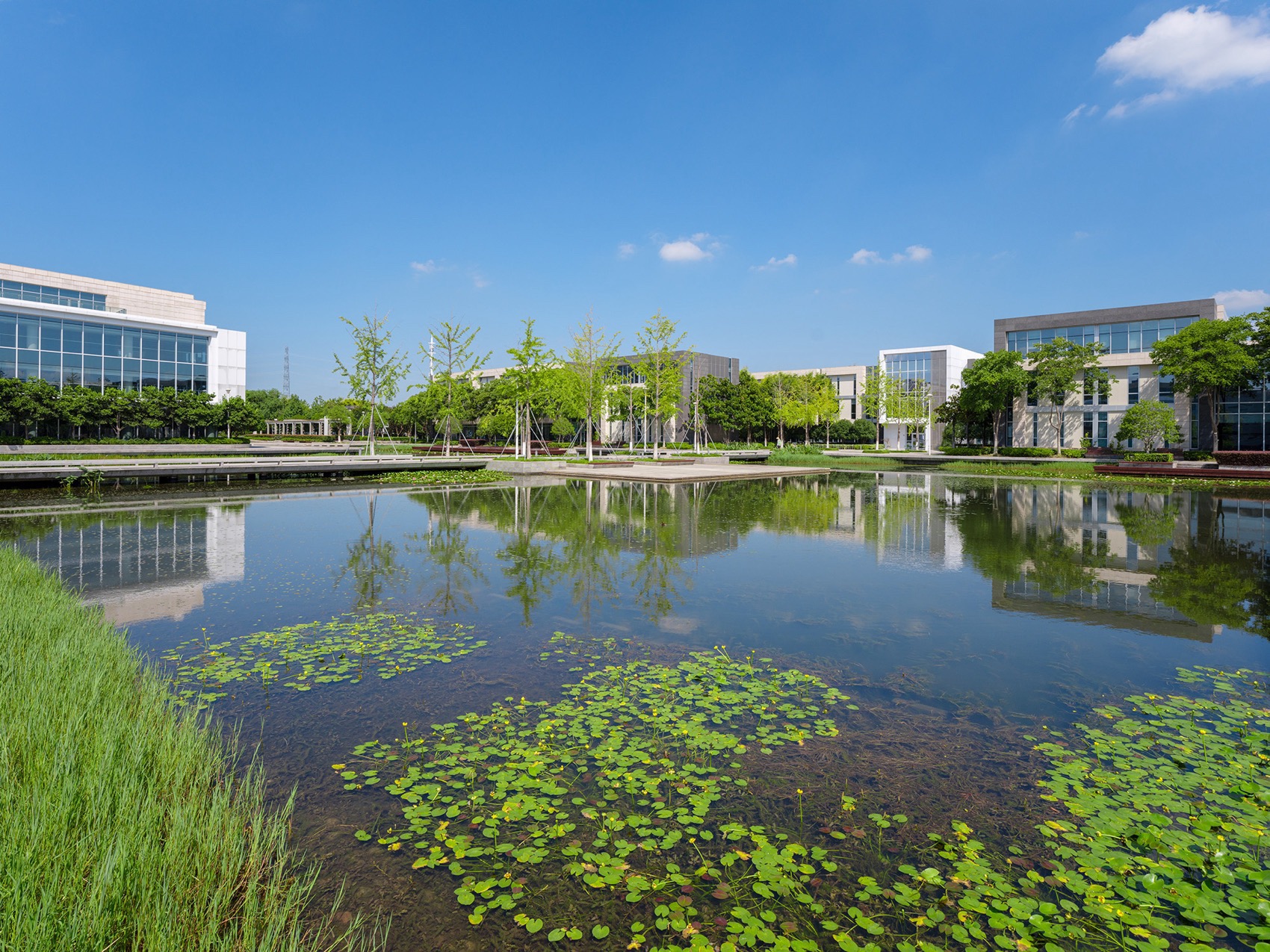 链接时间与空间的流动边界:昆山杜克大学14年生态景观设计丨中国江苏丨Futurepolis未来都市-22