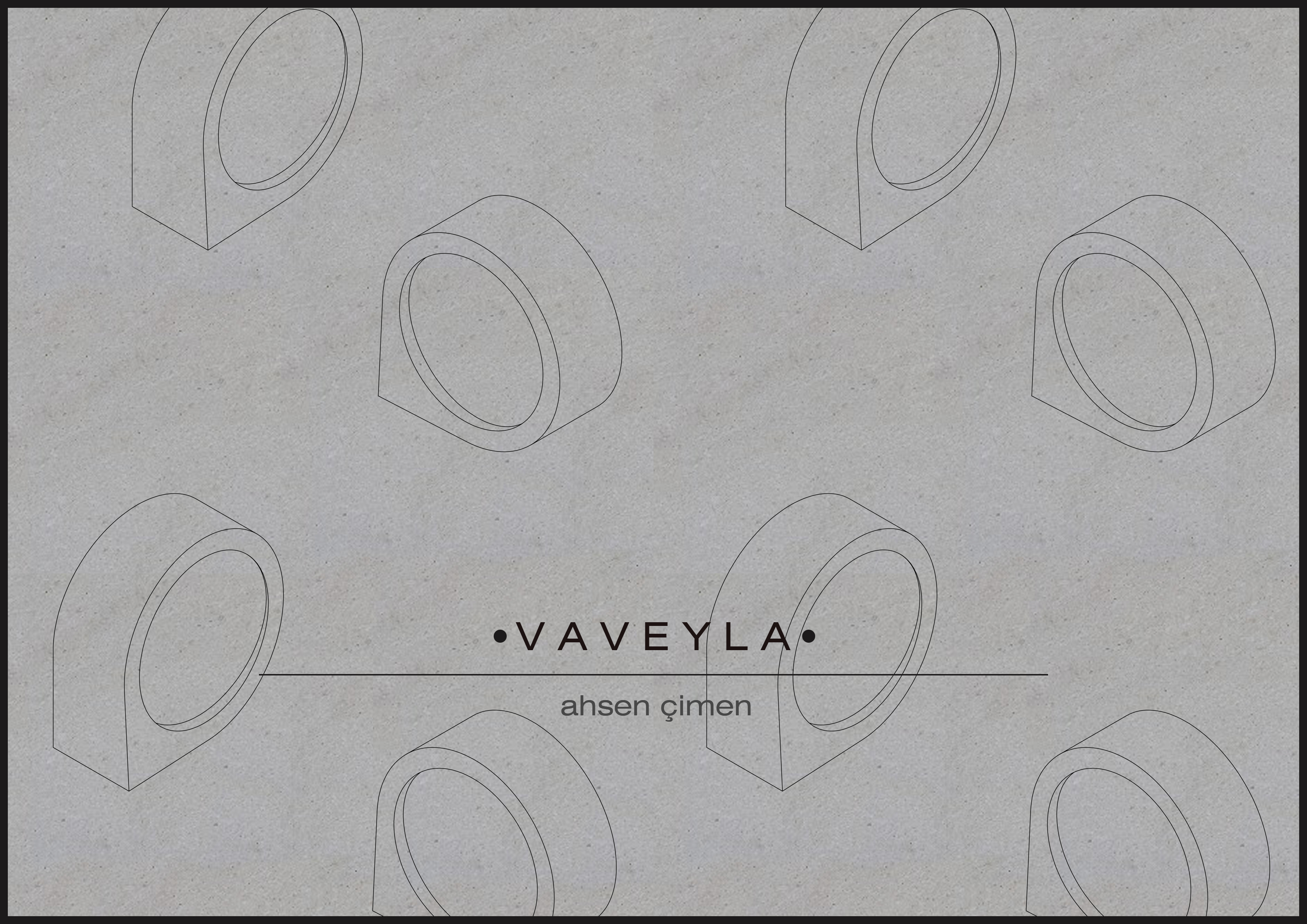 VAVEYLA | concrete desk clock | beton masa saati-0