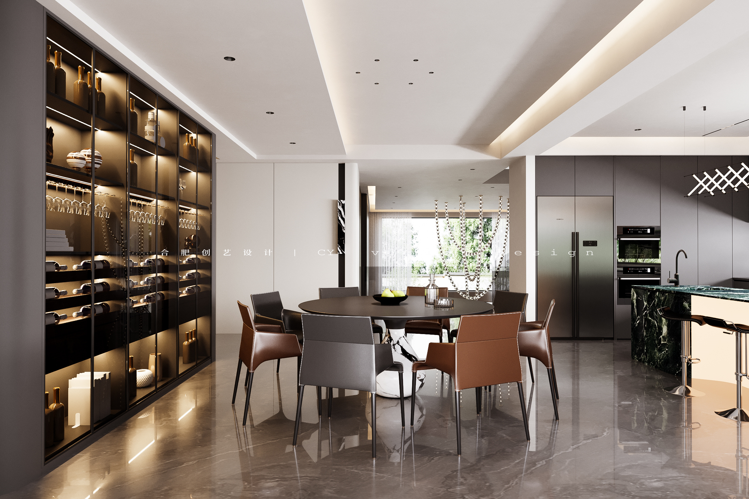 家装设计·意式挑空别墅-3