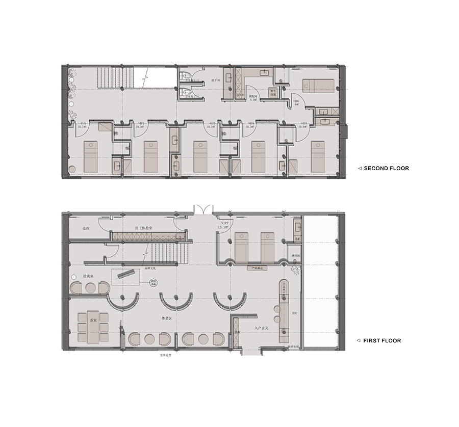 杭州拱墅区养生馆室内设计丨中国杭州丨潜木室内设计-55