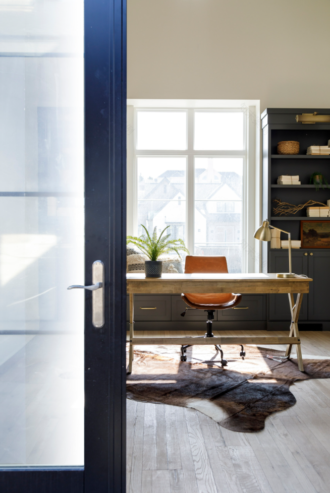 泥石,木色构筑的个性居所丨美国爱达荷丨Judith Balis 室内设计-29