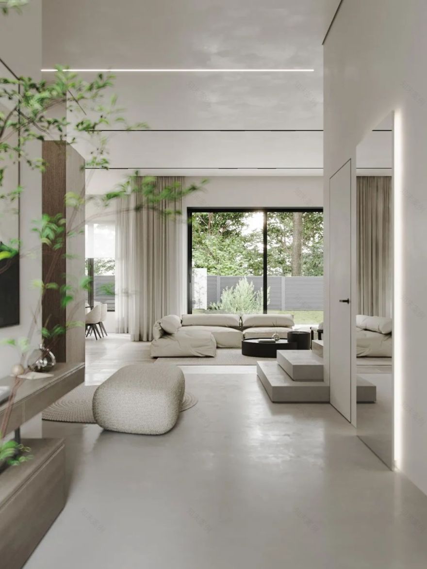 现代简约乡村风的居住空间-11