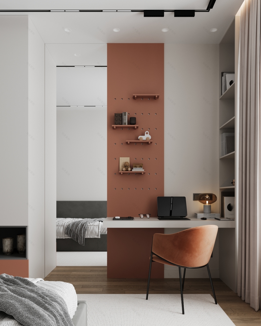 莫斯科节日公园公寓室内设计丨俄罗斯莫斯科丨Valeria E.(Валерия Е.)-7