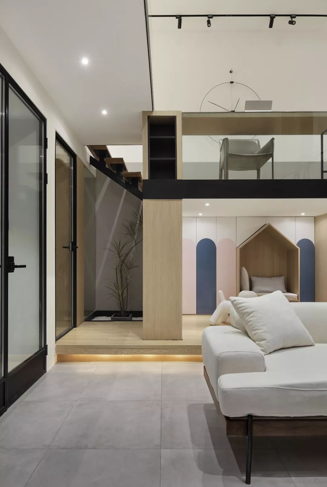 三口之家地下娱乐空间，趣味层高打造多功能生活场所-42