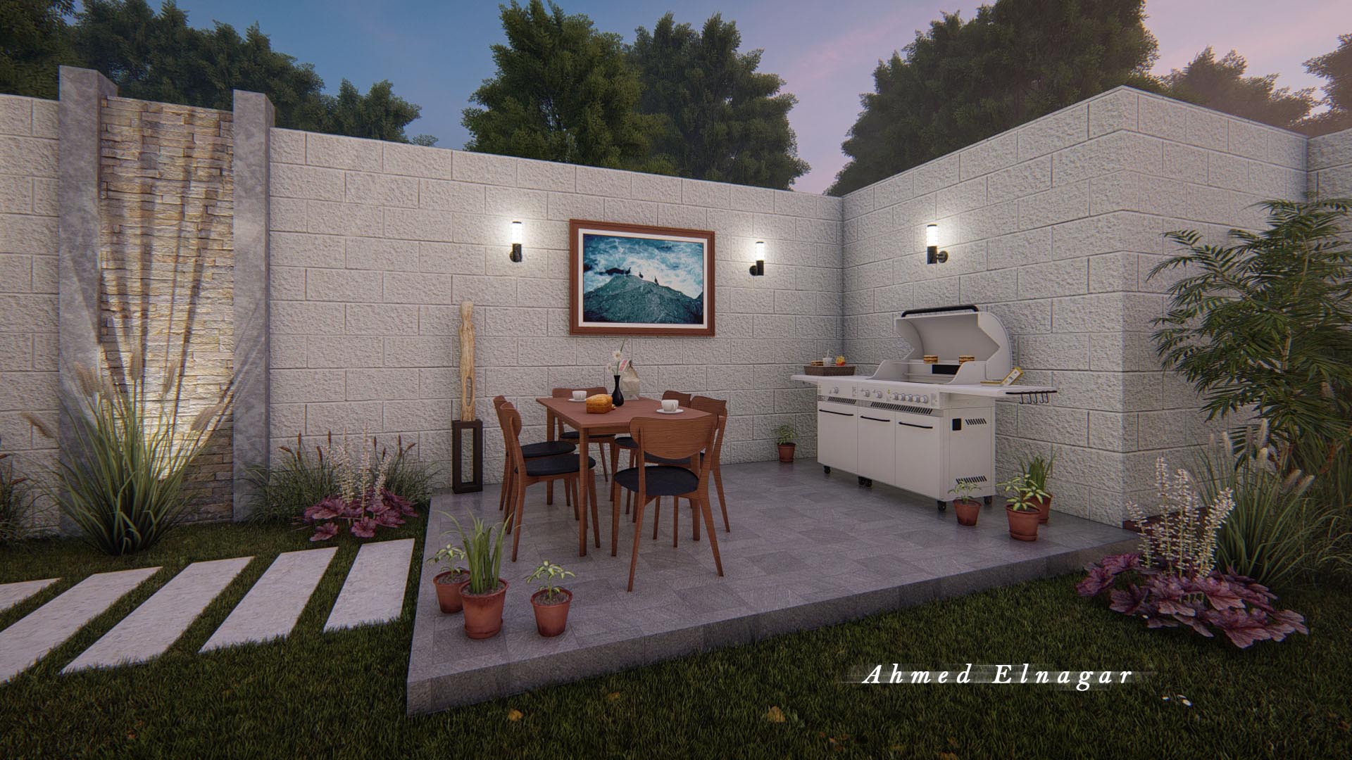 别墅花园设计 14丨阿联酋迪拜-9