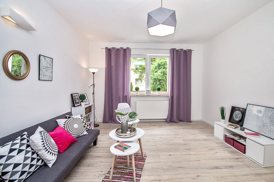 Nowoczesne mieszkanie dla seniorki - 51-metrowe wnętrze w Szczecinie - PLN Design-8