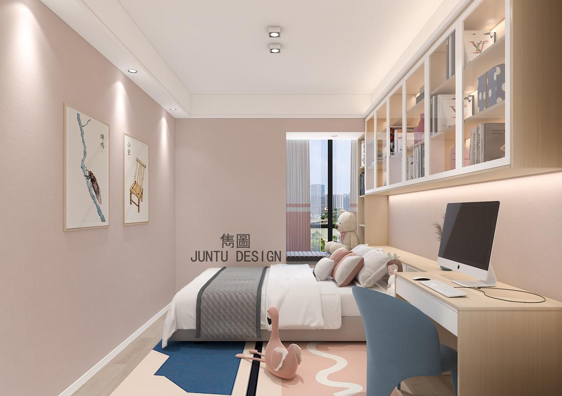 广州南沙碧珑湾 115m²日式原木风家居设计丨中国广州-31