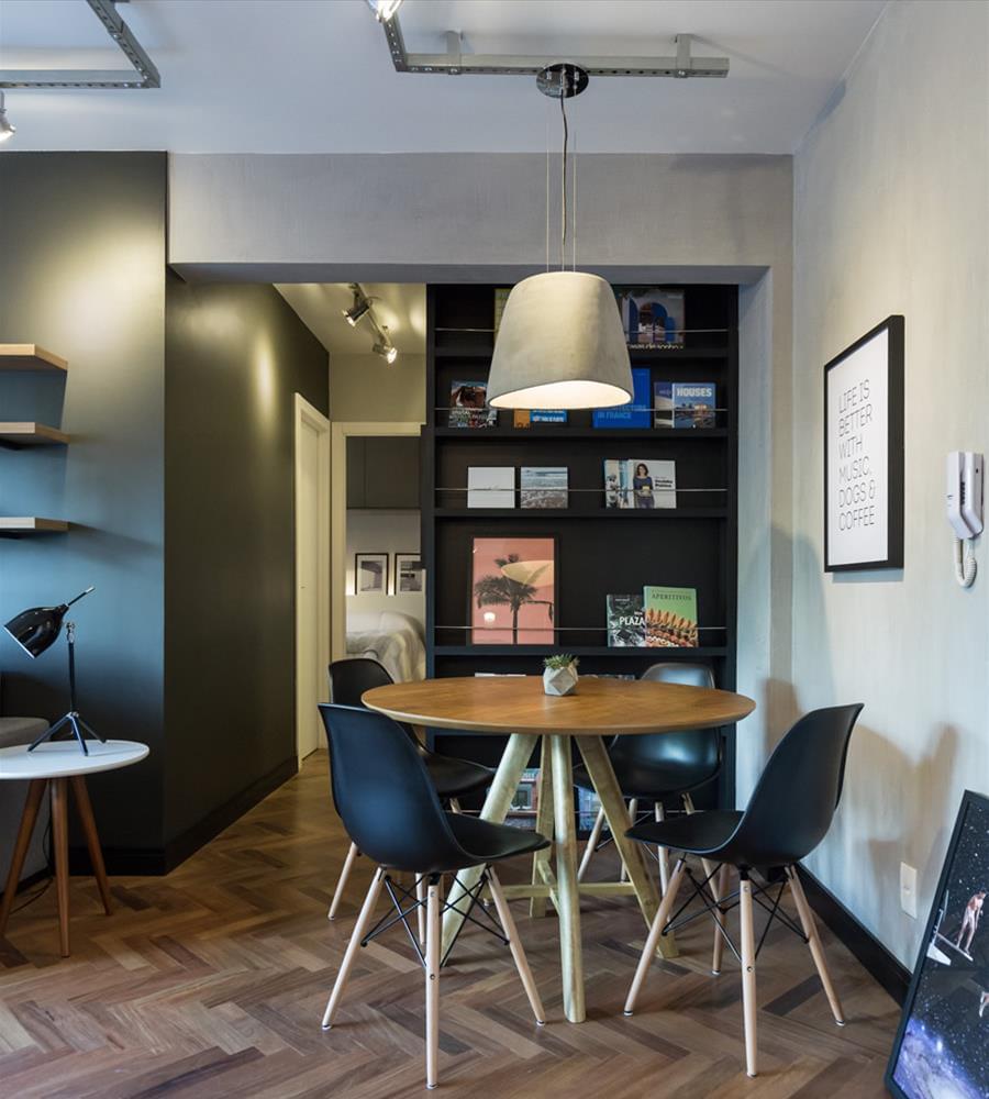 巴西 Soho 公寓 | 砖墙与木质元素的完美结合-7