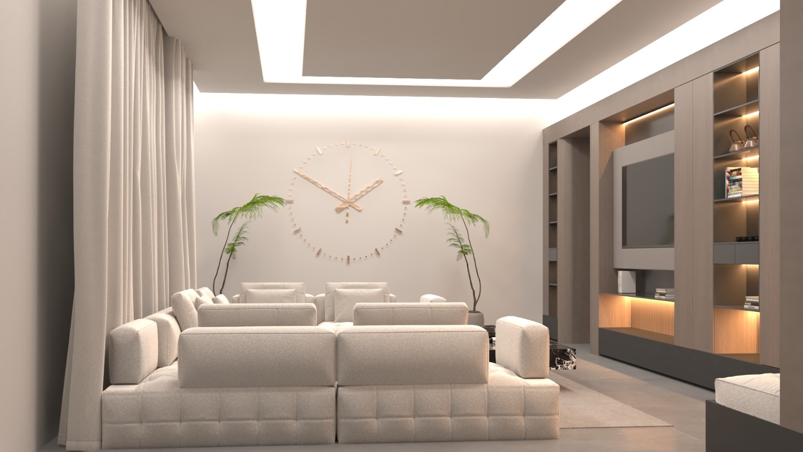 Living Room Interior Design | Modern Comfort-2