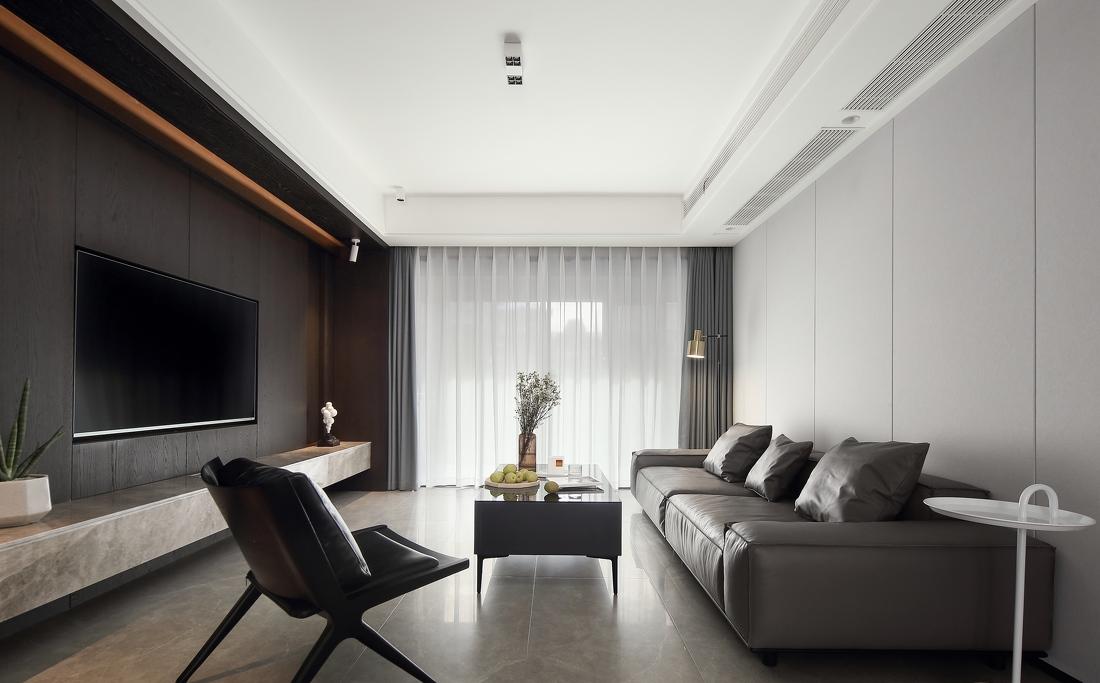 张剑男DESIGN丨平层丨张剑男：扬州 现代风格私宅-1