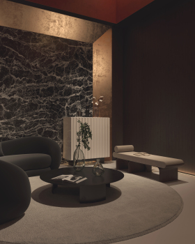 近期渲染，家庭影院效果图