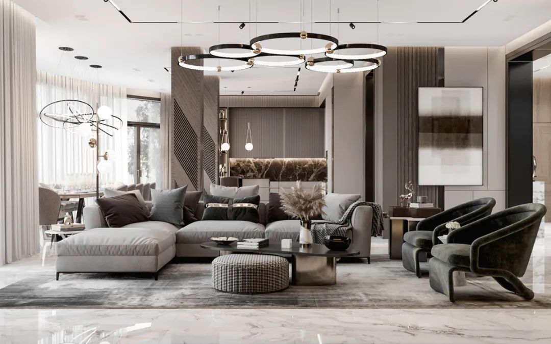 阿塞拜疆巴库现代轻奢公寓设计丨Aytan Guliyeva-0