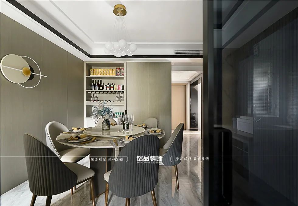 现代轻奢大跃层丨铭品装饰-27