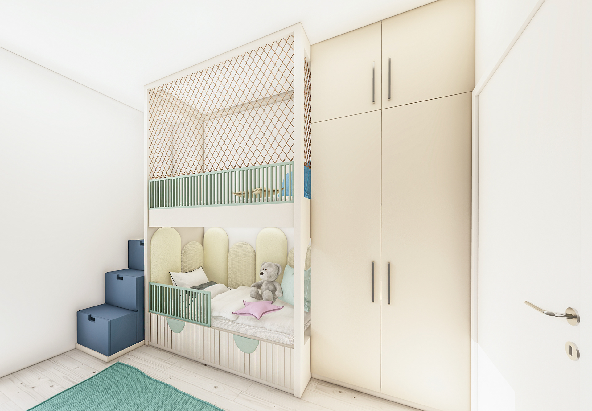 儿童房设计及3D可视化制作丨Sviatlana Bareika-4