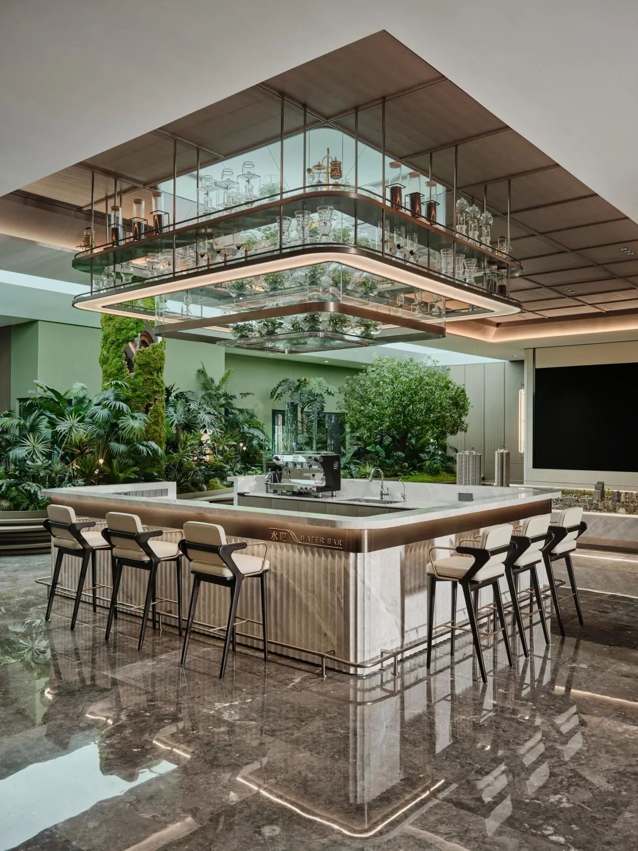 深圳宝安珺悦名都售楼中心,样板间,架空层丨中国深圳丨段志,梁世荣,游洁,黄昭程,卢渝-14