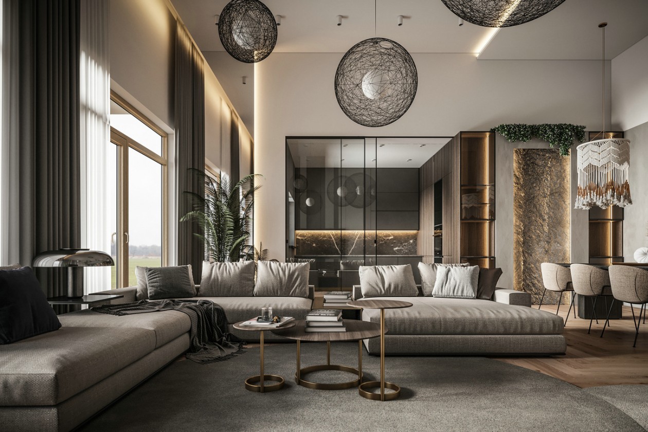 极简大气居所 - 随性安逸的空间艺术-0