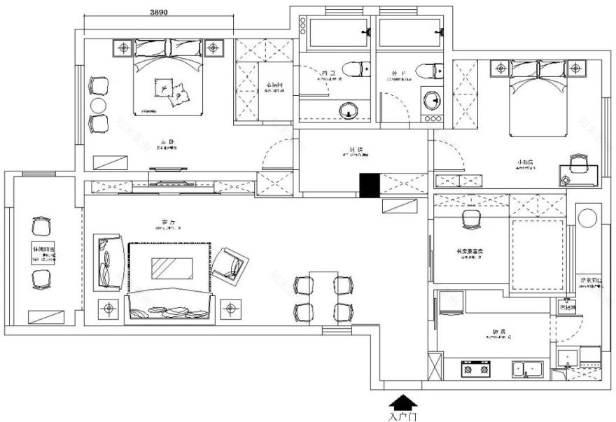 月亮湾沁园新中式家居,传统与现代的完美融合-19