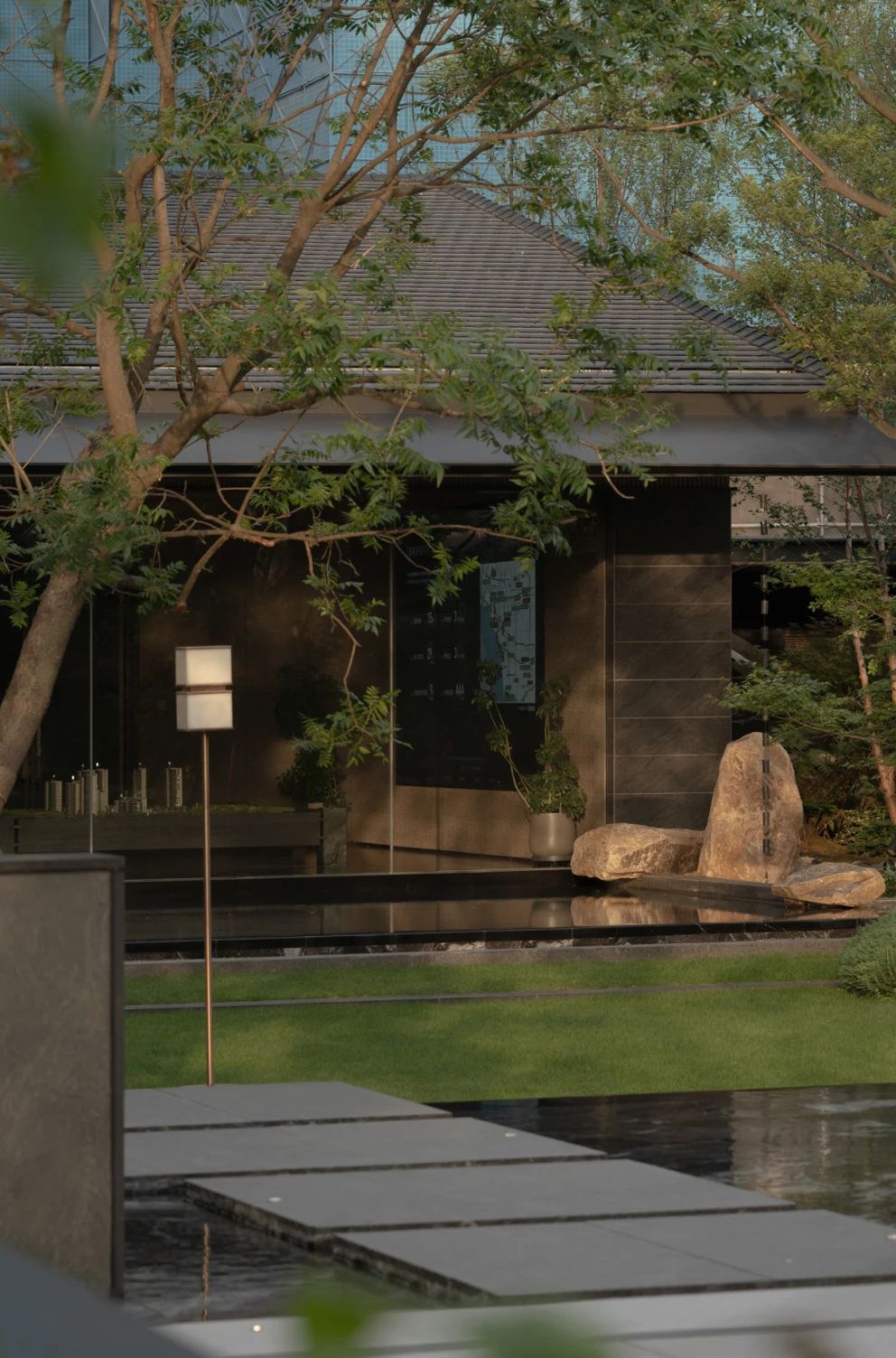 南通万科锦鸿府水乡风韵示范区景观丨中国南通-14