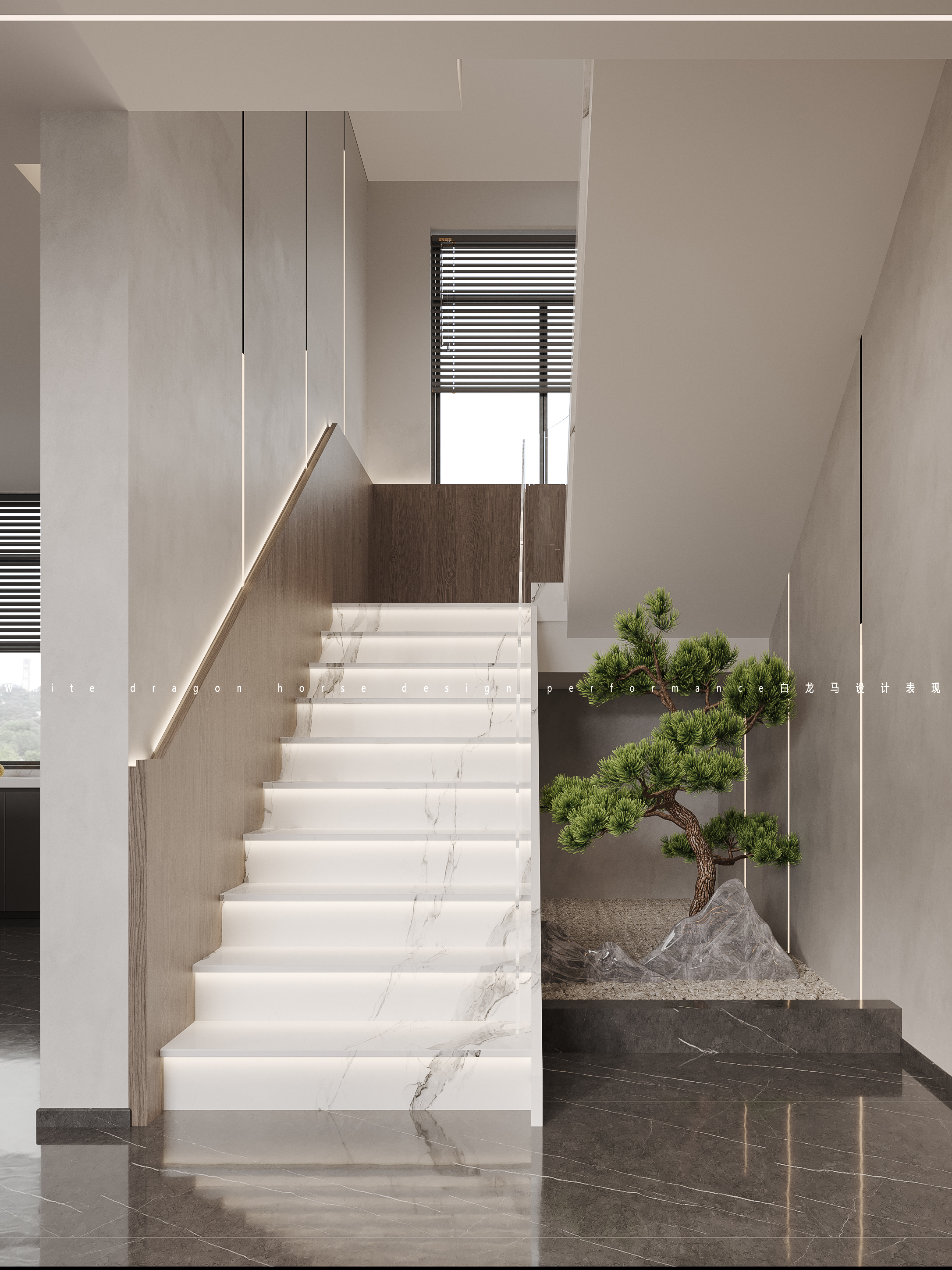 现代风格——白龙马效果图-1