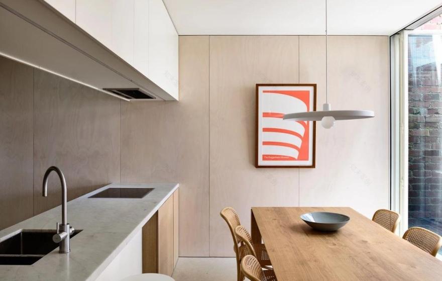 Rob Kennon Architects--138㎡住宅翻新,巧妙的分区让空间更连续-38