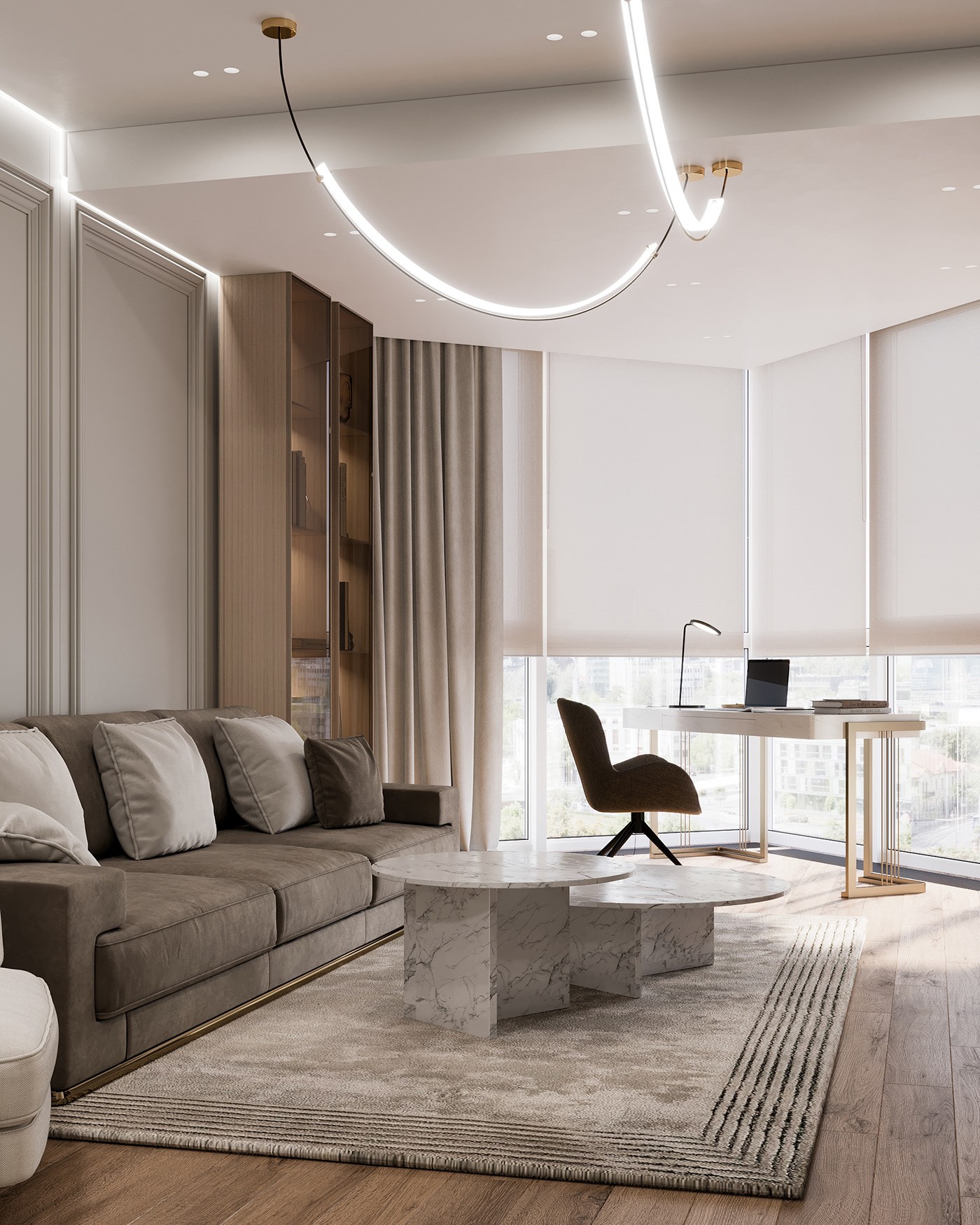 浅色系公寓设计 高级又有格调！-6