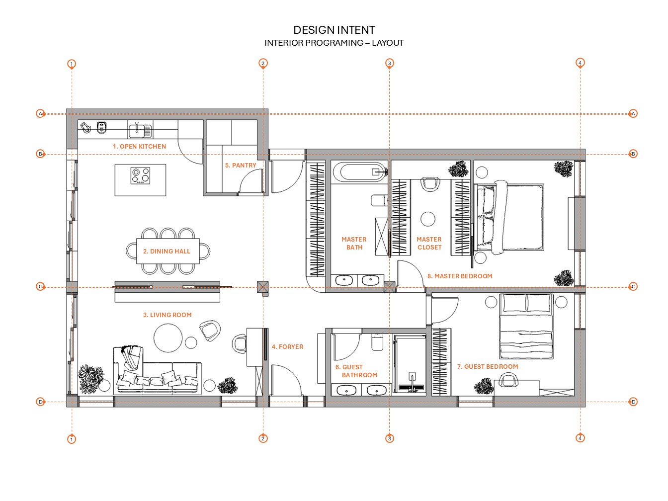 Italian Neo-Classical Revival 1 Story House Design-9