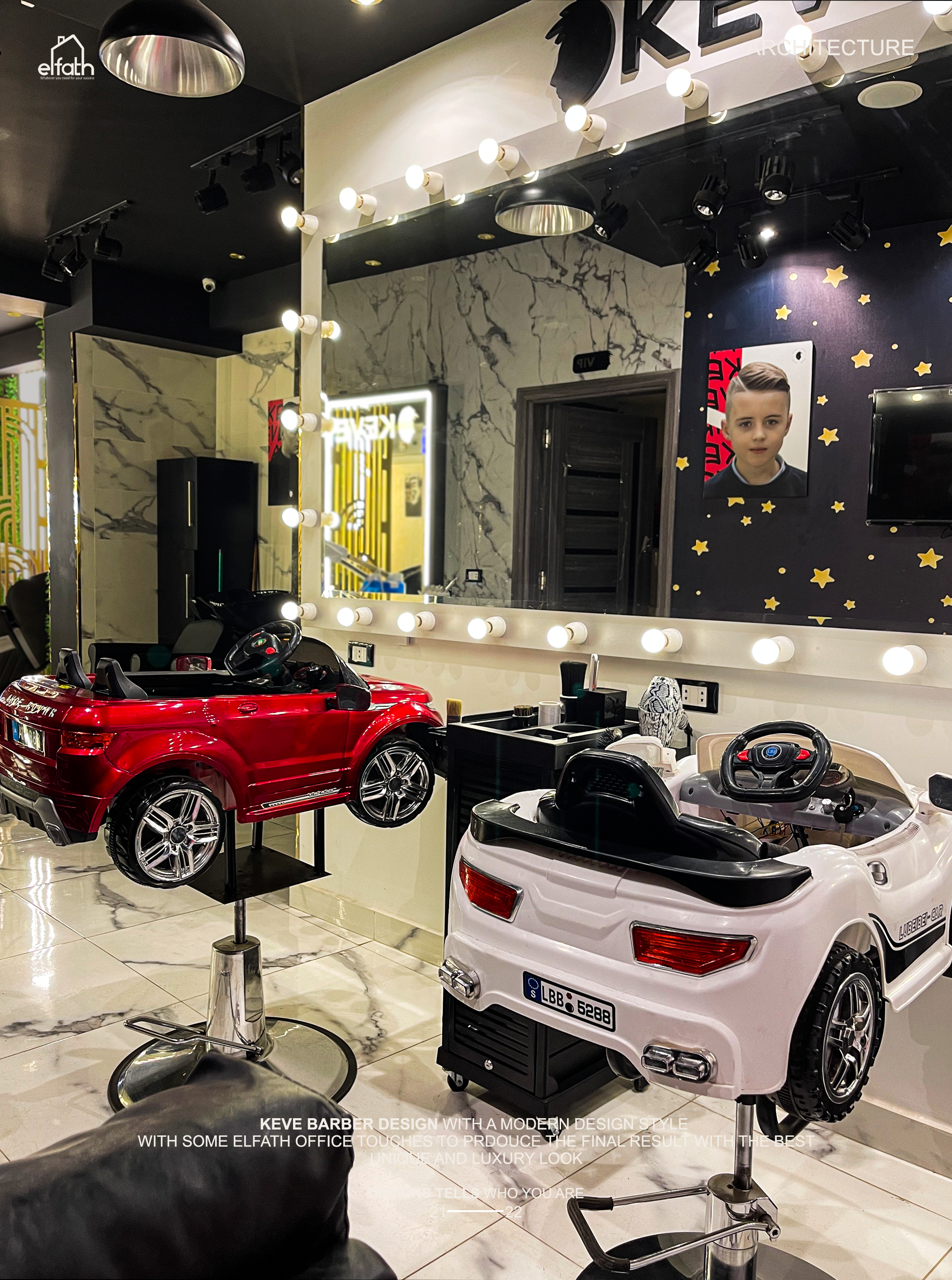 Keve barber - interior design --41