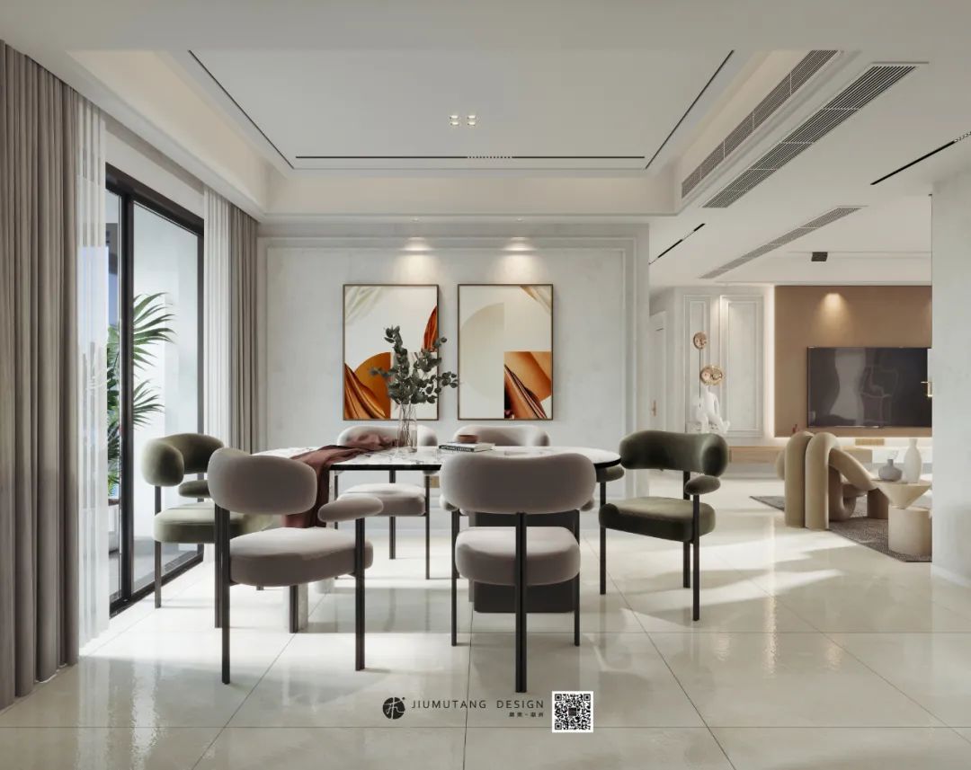 恒大城初秋微凉,现代简约治愈系住宅-17