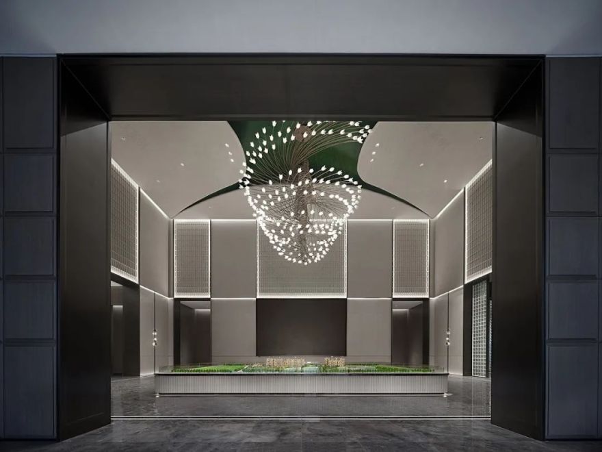 天津中梁·长风雅著售楼处 | 蝶舞花间的灵动空间-14