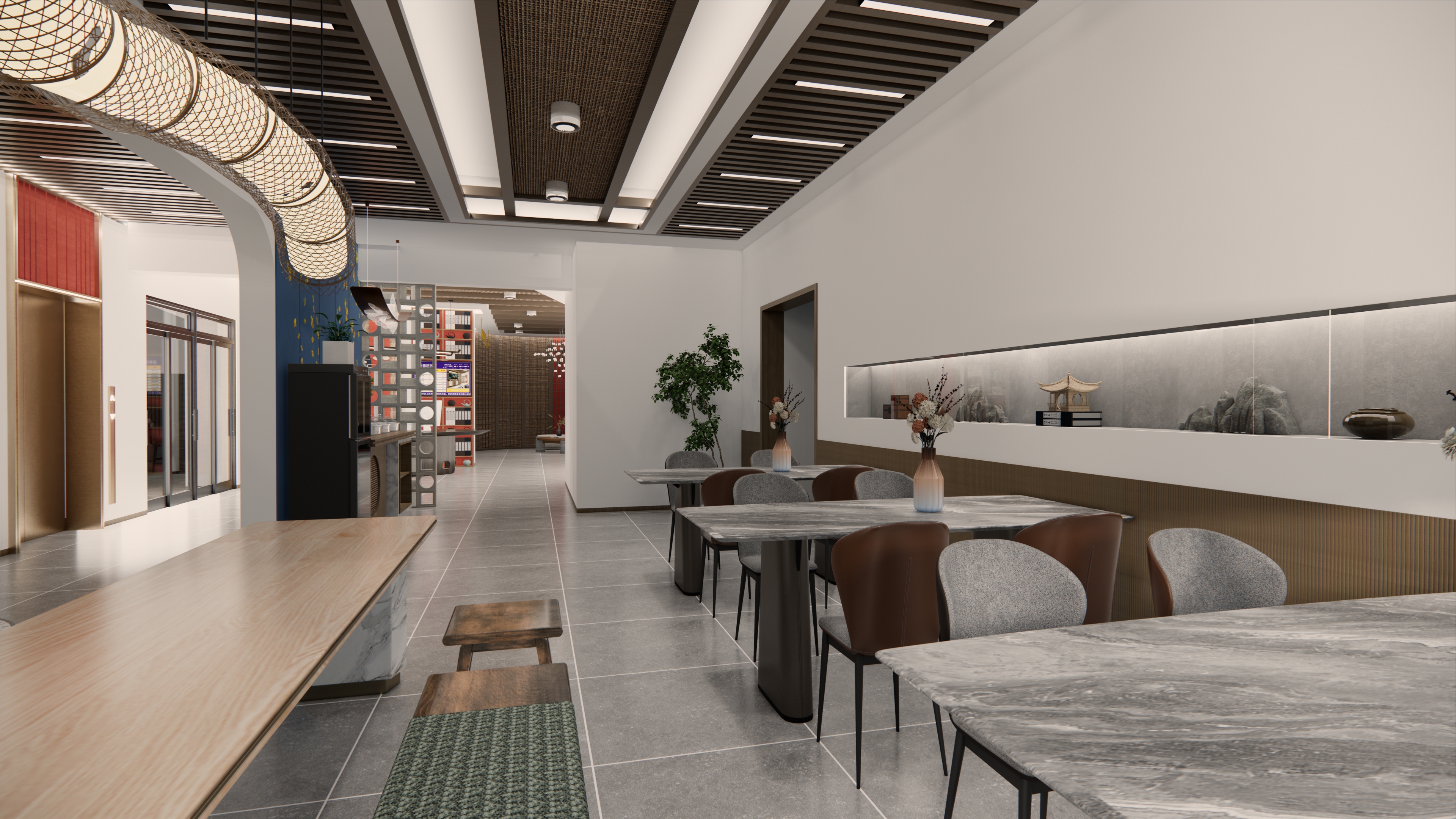 特色民宿大厅设计-9