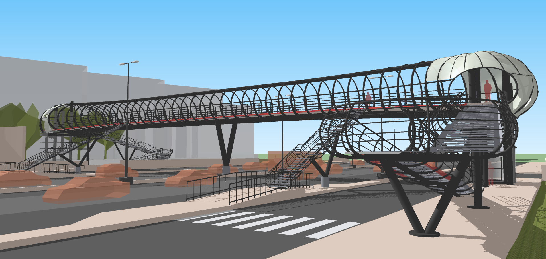 Foot Over Bridge at Outer Ring Road Bellandur Bangalore-19