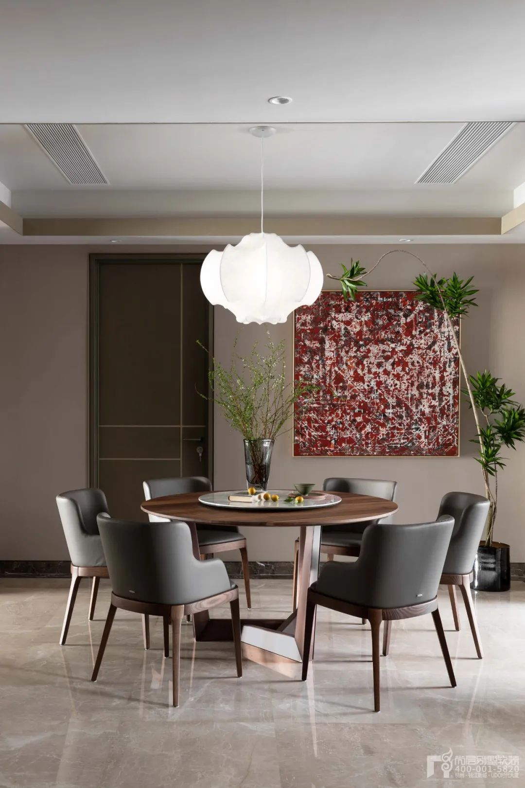 新中式风尚层别墅丨中国杭州丨杭州尚层装饰-38