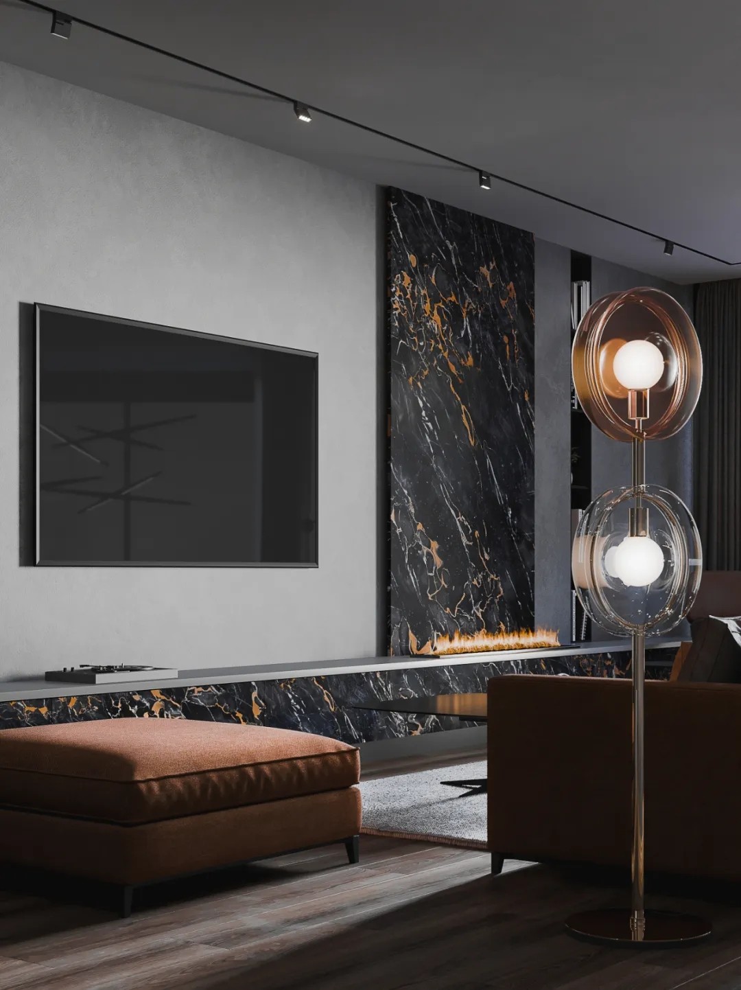 现代木质风的居住空间-24