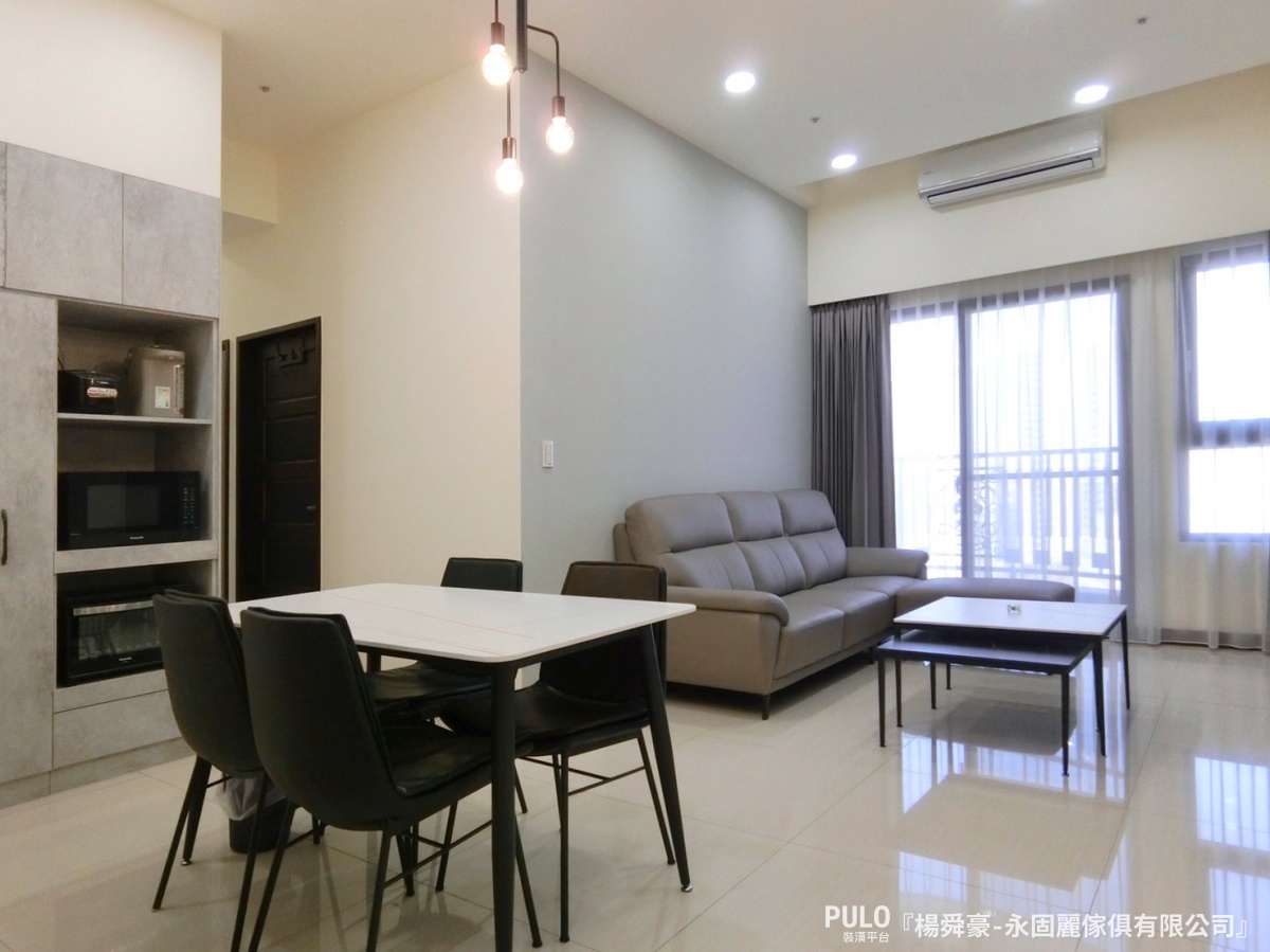 新北20坪新成屋开放式收纳柜装潢案例丨永固丽家具有限公司（设计师:杨舜豪）-1